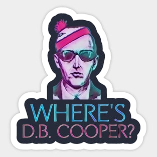 Where’s D.B. Cooper Sticker